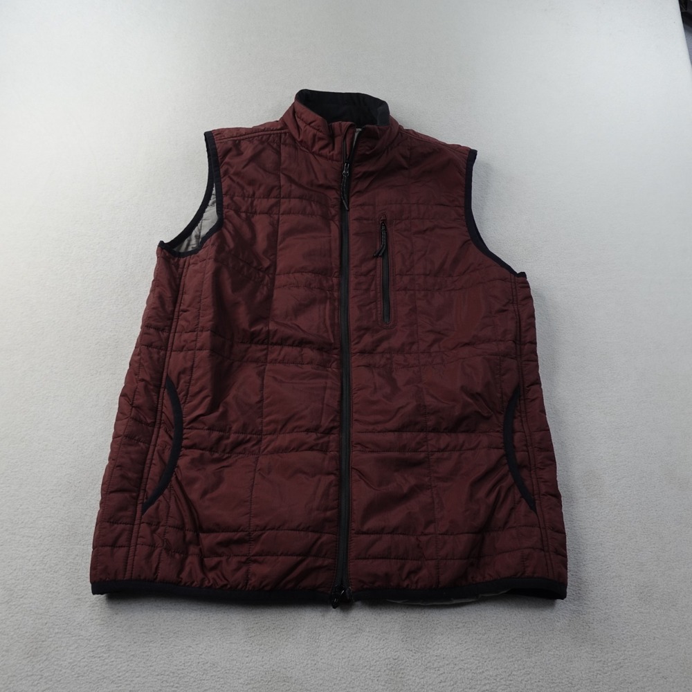 Proof Moonweight Puffer Vest Mens Medium Oxblood Graphene Insulated Huckberry